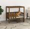 vidaXL - Hondenmand - 95,5x73,5x90 - cm - massief - grenenhout - honingbruin