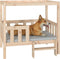 vidaXL - Hondenmand - 95,5x73,5x90 - cm - massief - grenenhout