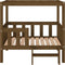 vidaXL - Hondenmand - 95,5x73,5x90 - cm - massief - grenenhout - honingbruin