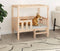 vidaXL - Hondenmand - 95,5x73,5x90 - cm - massief - grenenhout