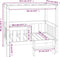 vidaXL - Hondenmand - 95,5x73,5x90 - cm - massief - grenenhout - honingbruin