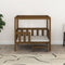 vidaXL - Hondenmand - 95,5x73,5x90 - cm - massief - grenenhout - honingbruin