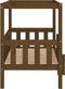 vidaXL - Hondenmand - 95,5x73,5x90 - cm - massief - grenenhout - honingbruin