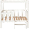 vidaXL - Hondenmand - 95,5x73,5x90 - cm - massief - grenenhout - wit