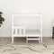 vidaXL - Hondenmand - 95,5x73,5x90 - cm - massief - grenenhout - wit