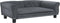 vidaXL - Hondenmand - 95x55x30 - cm - fluweel - donkergrijs
