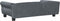 vidaXL - Hondenmand - 95x55x30 - cm - fluweel - donkergrijs