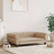 vidaXL - Hondenmand - 95x55x30 - cm - kunstleer - cappuccinokleurig