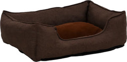 vidaXL-Hondenmand-linnen-look-85,5x70x23-cm-fleece-bruin
