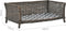 vidaXL - Hondenmand - met - kussen - 90x54x35 - cm - natuurlijk - wilgen - grijs