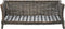 vidaXL - Hondenmand - met - kussen - 90x54x35 - cm - natuurlijk - wilgen - grijs