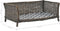 vidaXL - Hondenmand - met - kussen - 90x54x35 - cm - natuurlijk - wilgen - grijs
