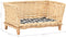 vidaXL - Hondenmand - met - kussen - 90x54x35 - cm - natuurlijk - wilgen - grijs