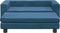 vidaXL - Hondenmand - met - verlengstuk - 100x50x30 - cm - fluweel - blauw