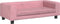 vidaXL - Hondenmand - met - verlengstuk - 100x50x30 - cm - fluweel - roze