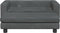 vidaXL - Hondenmand - met - verlengstuk - 100x50x30 - cm - fluweel - donkergrijs