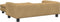 vidaXL - Hondenmand - met - verlengstuk - 100x50x30 - cm - fluweel - bruin