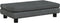 vidaXL - Hondenmand - met - verlengstuk - 100x50x30 - cm - fluweel - donkergrijs