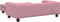 vidaXL - Hondenmand - met - verlengstuk - 100x50x30 - cm - fluweel - roze