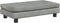 vidaXL - Hondenmand - met - verlengstuk - 100x50x30 - cm - fluweel - lichtgrijs
