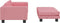 vidaXL - Hondenmand - met - verlengstuk - 100x50x30 - cm - fluweel - roze
