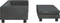 vidaXL - Hondenmand - met - verlengstuk - 100x50x30 - cm - fluweel - donkergrijs
