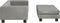 vidaXL - Hondenmand - met - verlengstuk - 100x50x30 - cm - fluweel - lichtgrijs
