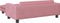 vidaXL - Hondenmand - met - verlengstuk - 100x50x30 - cm - fluweel - roze