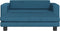 vidaXL - Hondenmand - met - verlengstuk - 100x50x30 - cm - fluweel - blauw