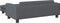 vidaXL - Hondenmand - met - verlengstuk - 100x50x30 - cm - fluweel - donkergrijs