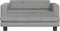 vidaXL - Hondenmand - met - verlengstuk - 100x50x30 - cm - fluweel - lichtgrijs