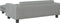 vidaXL - Hondenmand - met - verlengstuk - 100x50x30 - cm - fluweel - lichtgrijs
