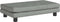 vidaXL - Hondenmand - met - verlengstuk - 100x50x30 - cm - fluweel - lichtgrijs
