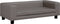 vidaXL - Hondenmand - met - verlengstuk - 100x50x30 - cm - kunstleer - grijs