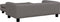 vidaXL - Hondenmand - met - verlengstuk - 100x50x30 - cm - kunstleer - grijs