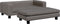 vidaXL - Hondenmand - met - verlengstuk - 100x50x30 - cm - kunstleer - grijs