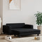 vidaXL - Hondenmand - met - verlengstuk - 100x50x30 - cm - kunstleer - zwart
