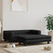 vidaXL - Hondenmand - met - verlengstuk - 100x50x30 - cm - kunstleer - zwart