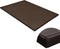 vidaXL - Hondenmat - plat - rechthoekig - maat - XL - bruin
