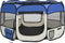 vidaXL - Hondenren - inklapbaar - met - draagtas - 110x110x58 - cm - blauw