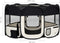 vidaXL - Hondenren - inklapbaar - met - draagtas - 145x145x61 - cm - zwart