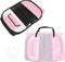 vidaXL - Hondenren - inklapbaar - met - draagtas - 90x90x58 - cm - roze