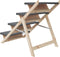 vidaXL - Hondentrap - 105x47 - cm - massief - vurenhout - grijs
