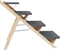 vidaXL - Hondentrap - 105x47 - cm - massief - vurenhout - grijs