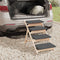 vidaXL - Hondentrap - 105x47 - cm - massief - vurenhout - grijs