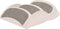 vidaXL - Hondentrap - 3 - treden - inklapbaar - 50x38x38 - cm - kunststof - crèmekleur
