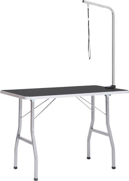 vidaXL - Hondentrimtafel - verstelbaar - met - 1 - lus