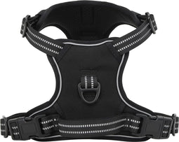 vidaXL - Hondentuigje - met - riem - en - halsband - verstelbaar - XL - zwart
