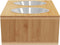 vidaXL - Hondenvoerbakken - verhoogd - 35,5x18x10,5 - cm - bamboe