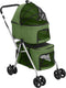 vidaXL - Hondenwagen - 2-laags - inklapbaar - 83x48x97 - cm - oxford - stof - groen
